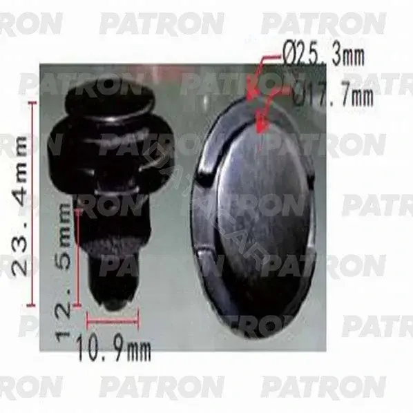 Клипсы, фиксаторы, зажимы PATRON P37-1198