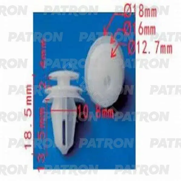 Клипсы, фиксаторы, зажимы PATRON P37-1230