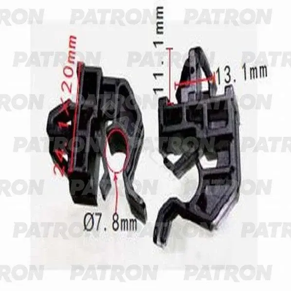Клипсы, фиксаторы, зажимы PATRON P37-1309