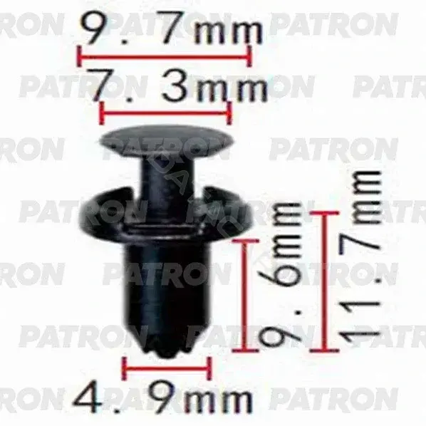 Клипсы, фиксаторы, зажимы PATRON P37-1380