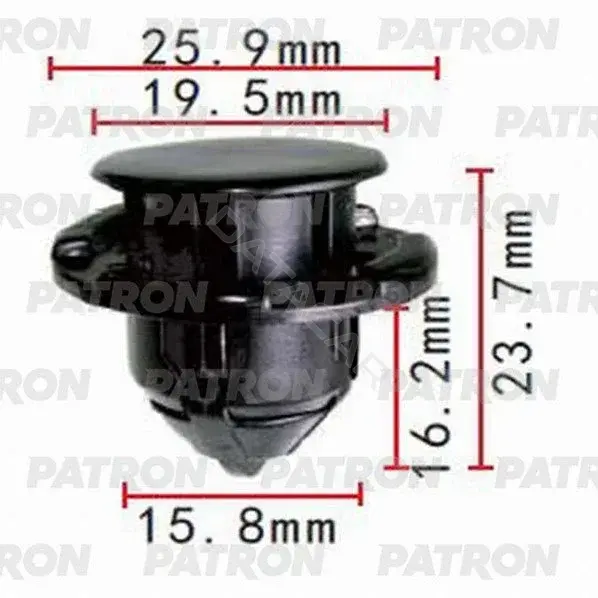 Клипсы, фиксаторы, зажимы PATRON P37-1415