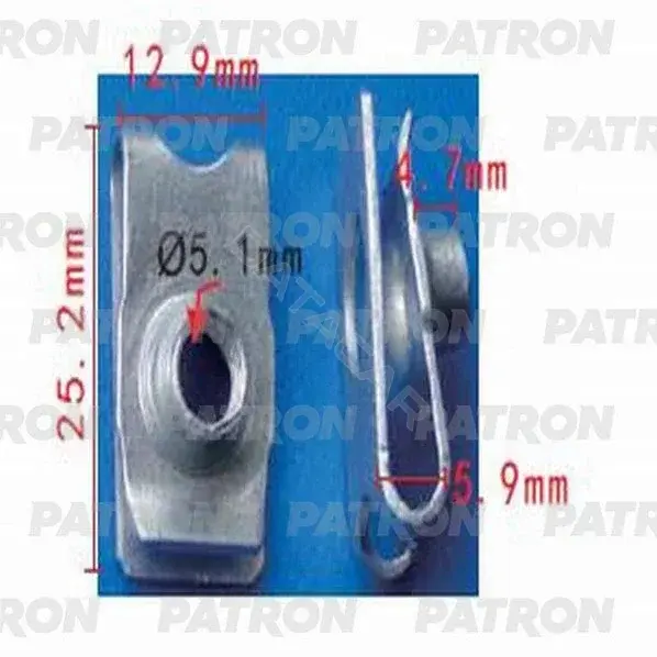Клипсы, фиксаторы, зажимы PATRON P37-1439