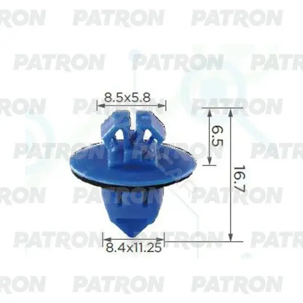 Клипсы, фиксаторы, зажимы PATRON P37-0068A