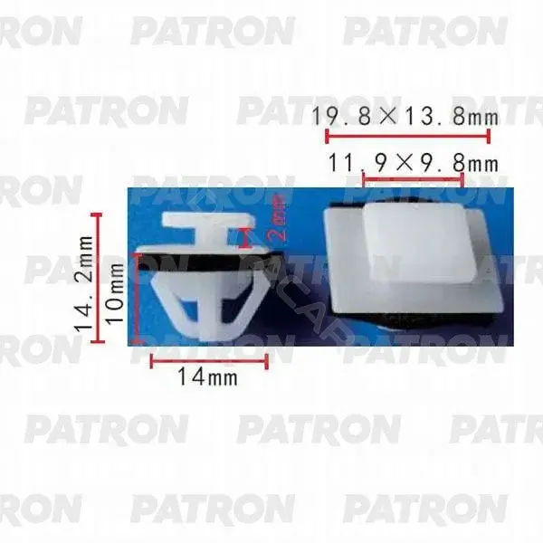 Клипсы, фиксаторы, зажимы PATRON P37-0409