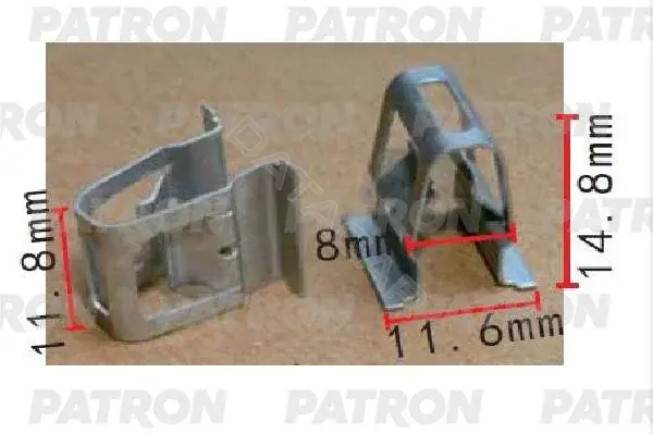 Клипсы, фиксаторы, зажимы PATRON P37-1469