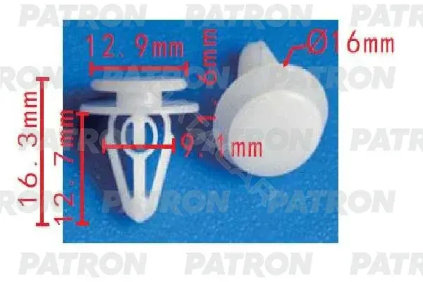 Клипсы, фиксаторы, зажимы PATRON P37-1480