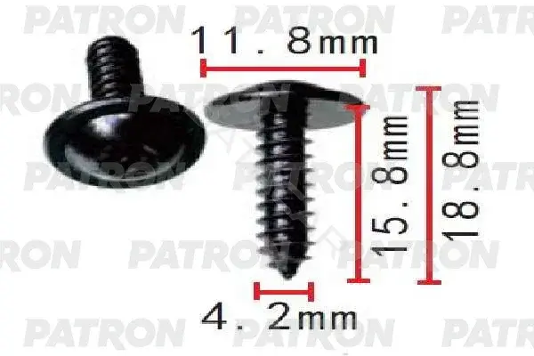 Клипсы, фиксаторы, зажимы PATRON P37-1529