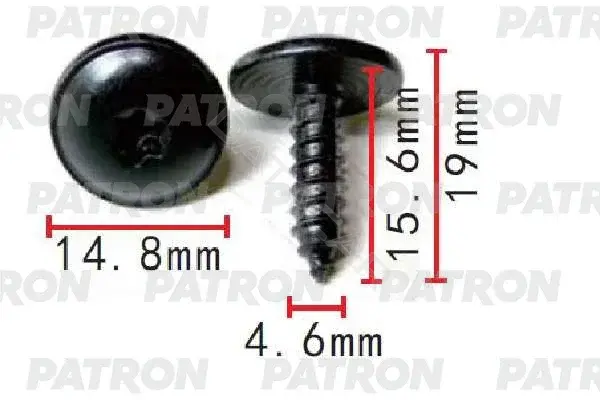 Клипсы, фиксаторы, зажимы PATRON P37-1551