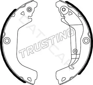 Барабанные колодки TRUSTING 027.009