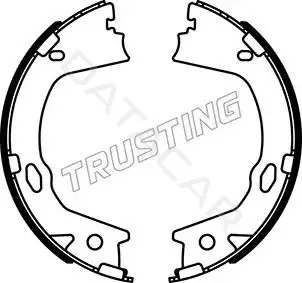 Колодки ручника TRUSTING 046.228
