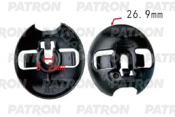 Клипсы, фиксаторы, зажимы PATRON P37-1575