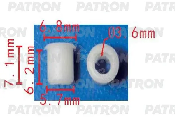 Клипсы, фиксаторы, зажимы PATRON P37-1584