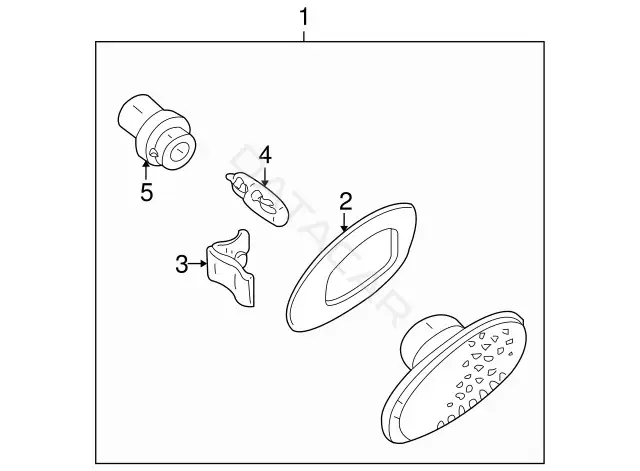 Поворотник MITSUBISHI MR991187