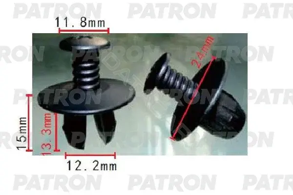 Клипсы, фиксаторы, зажимы PATRON P37-1696