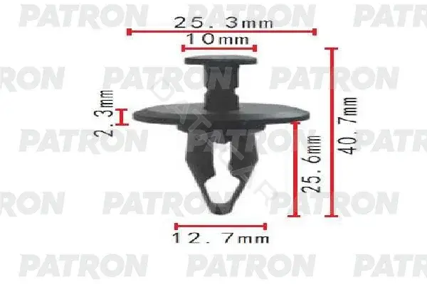 Клипсы, фиксаторы, зажимы PATRON P37-1736