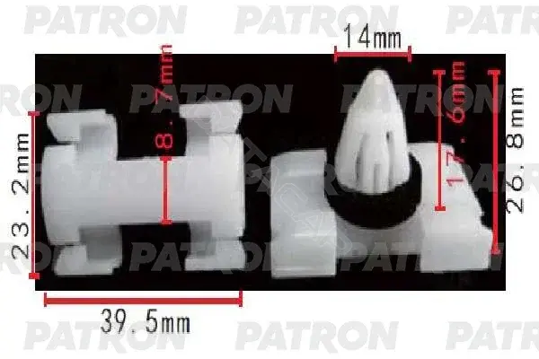 Клипсы, фиксаторы, зажимы PATRON P37-1957