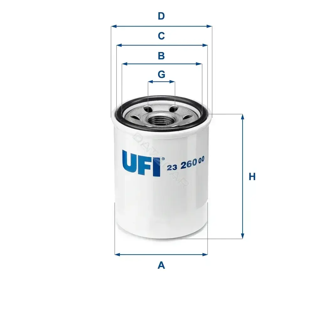 Масляный фильтр UFI 23.260.00