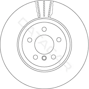 Тормозные диски TRW DF6610S