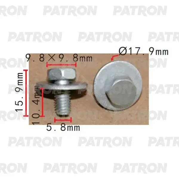 Клипсы, фиксаторы, зажимы PATRON P37-2321