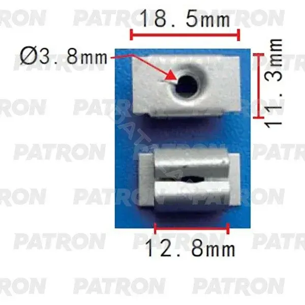Клипсы, фиксаторы, зажимы PATRON P37-2153