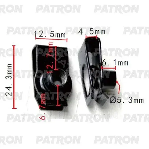 Клипсы, фиксаторы, зажимы PATRON P37-2197