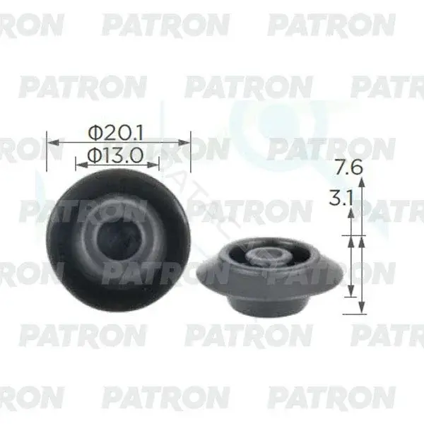 Клипсы, фиксаторы, зажимы PATRON P37-2357