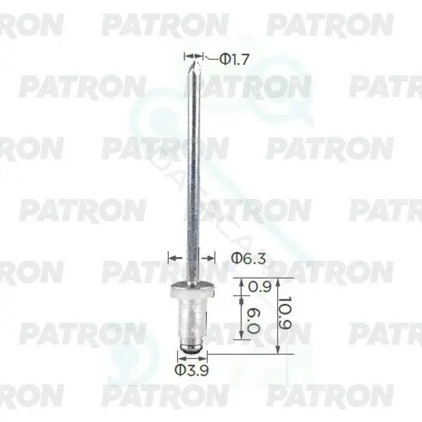 Клипсы, фиксаторы, зажимы PATRON P37-1423