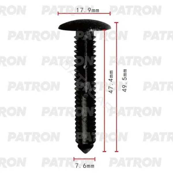 Клипсы, фиксаторы, зажимы PATRON P37-2044