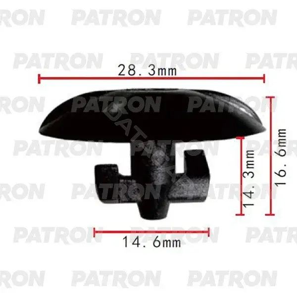 Клипсы, фиксаторы, зажимы PATRON P37-2049