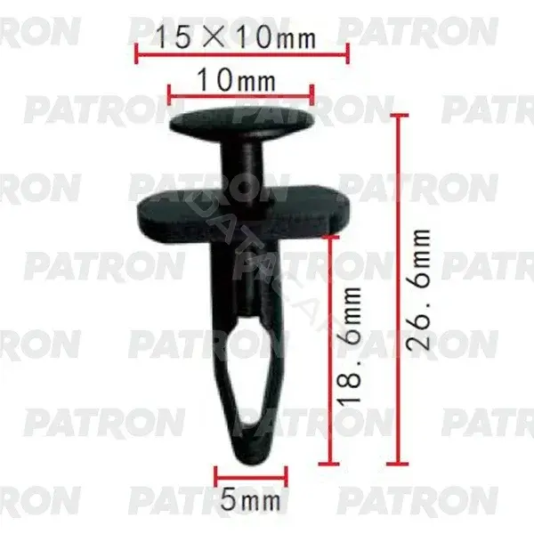 Клипсы, фиксаторы, зажимы PATRON P37-2104