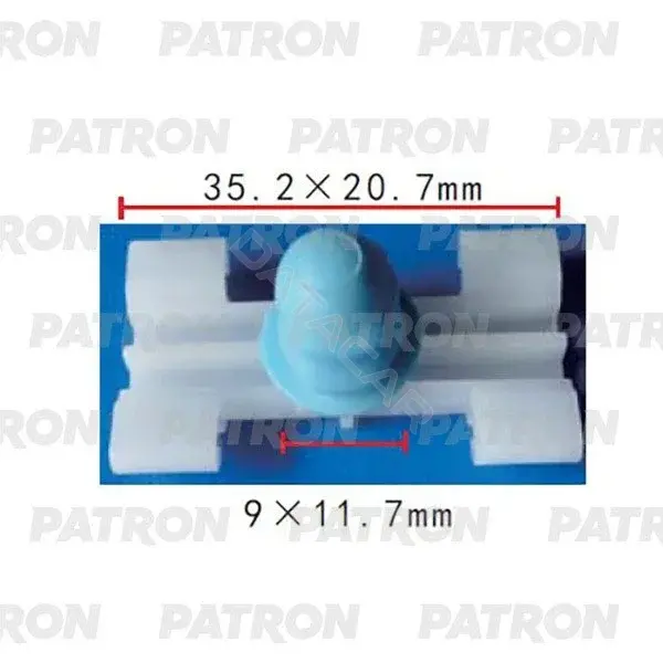 Клипсы, фиксаторы, зажимы PATRON P37-2105
