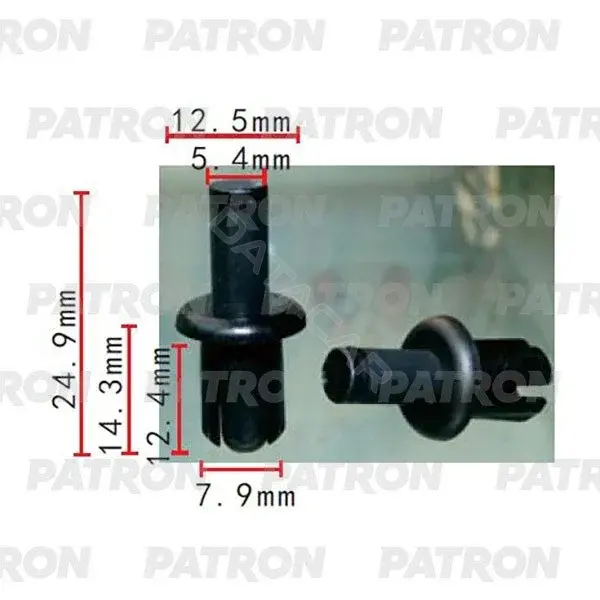Клипсы, фиксаторы, зажимы PATRON P37-2115