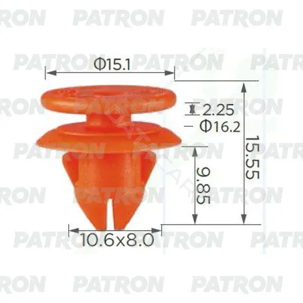 Клипсы, фиксаторы, зажимы PATRON P37-2377