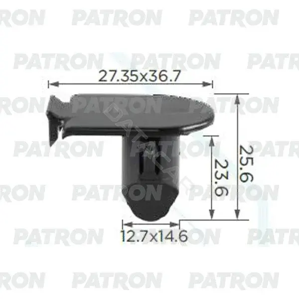 Клипсы, фиксаторы, зажимы PATRON P37-2378