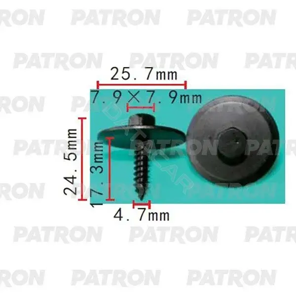 Клипсы, фиксаторы, зажимы PATRON P37-2160