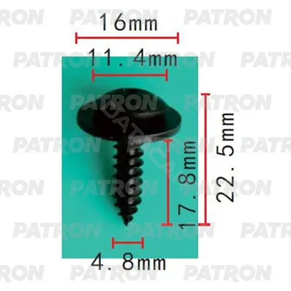 Клипсы, фиксаторы, зажимы PATRON P37-2189