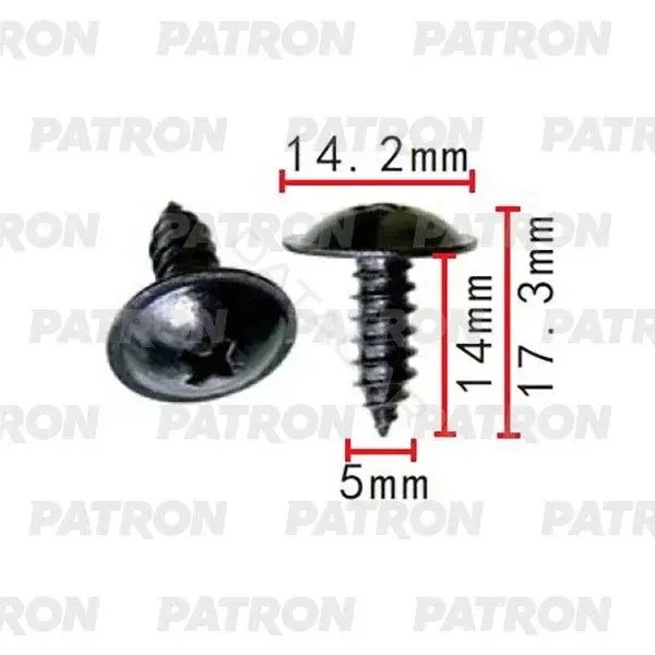 Клипсы, фиксаторы, зажимы PATRON P37-2316