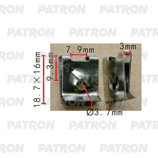 Клипсы, фиксаторы, зажимы PATRON P37-2319