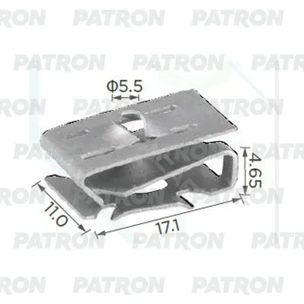 Клипсы, фиксаторы, зажимы PATRON P37-1596
