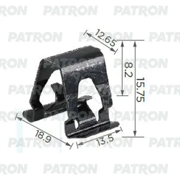 Клипсы, фиксаторы, зажимы PATRON P37-2394