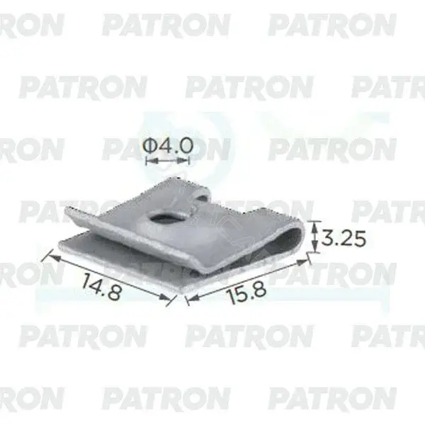 Клипсы, фиксаторы, зажимы PATRON P37-2461