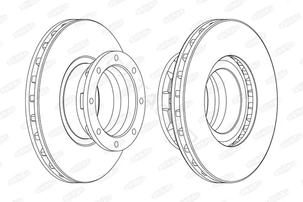Тормозные диски BERAL BCR187A