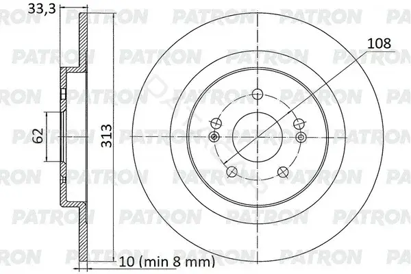 Тормозные диски PATRON PBD1493