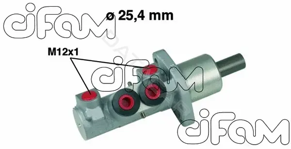 Главный тормозной цилиндр CIFAM 202-606