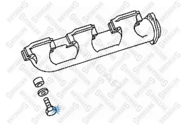 Гайка колеса STELLOX 81-08503-SX