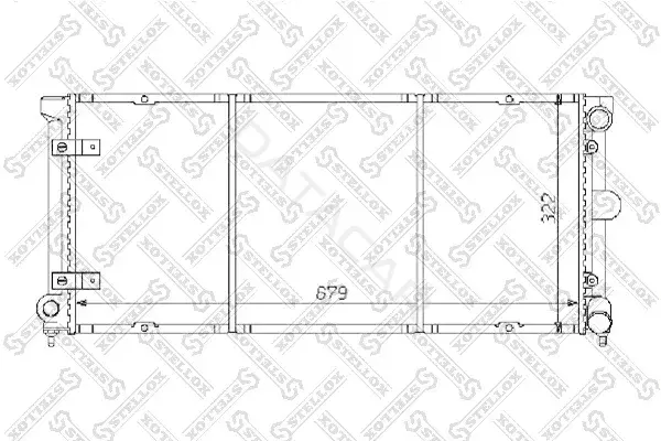 Радиатор охлаждения STELLOX 10-25075-SX