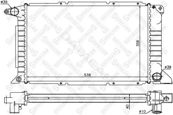 Радиатор охлаждения STELLOX 10-25085-SX