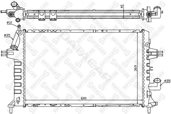 Радиатор охлаждения STELLOX 10-25267-SX
