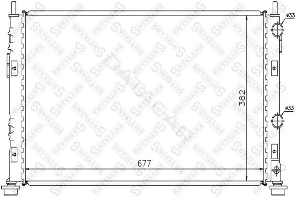 Радиатор охлаждения STELLOX 10-25282-SX