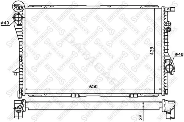 Радиатор охлаждения STELLOX 10-25289-SX